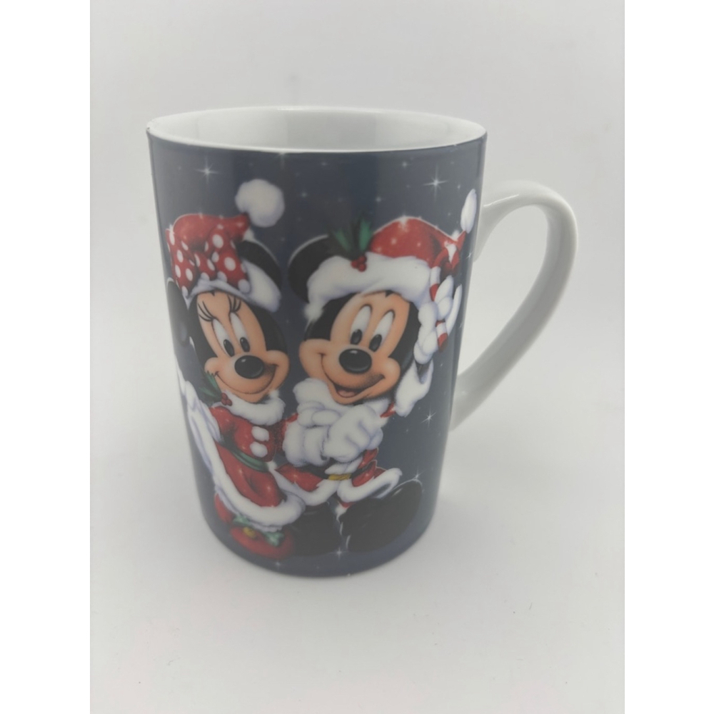 Disney Mug, Christmas, Mickey and Minnie, Dark Blue